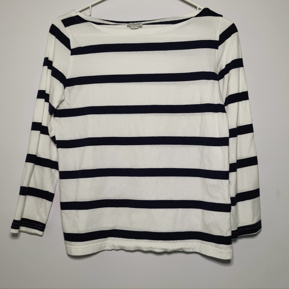 JCrew striped long sleeve shirt